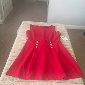Ivanka Trump Vibrant Red Formal Dress